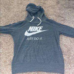 Greenish blue nike sweatshirt